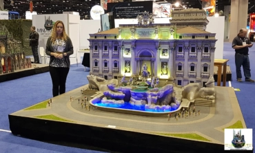 Trevi Fountain miniature model
