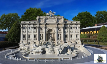Trevi Fountain miniature model