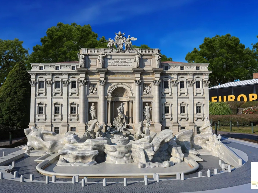 Trevi Fountain miniature model