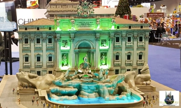 Trevi Fountain miniature model