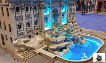Trevi Fountain miniature model