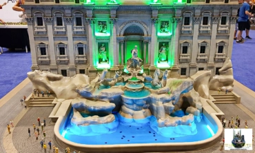 Trevi Fountain miniature model