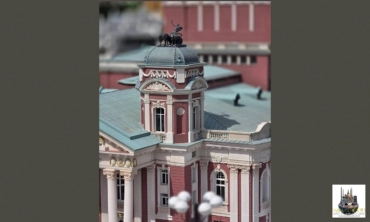Ivan Vazov Drama Theatre minyatür maketi – MiniatureArt fotoğraf 3