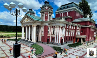 Ivan Vazov Drama Theatre minyatür maketi – MiniatureArt fotoğraf 1