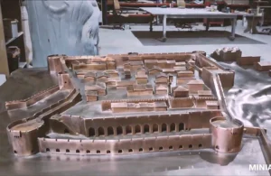 Seddülbahir Kalesi bronz minyatür maketi