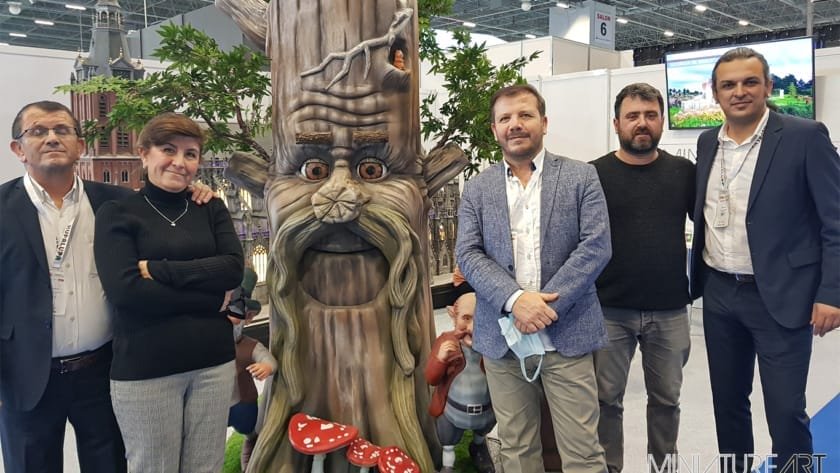 Animatronic Wise Tree character for theme parks