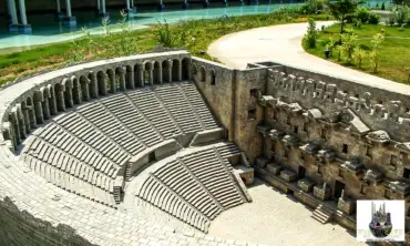 Aspendos Tiyatrosu minyatür maketi – MiniatureArt fotoğraf 5