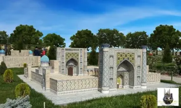 Bibi Hanim Camii minyatür maketi – MiniatureArt fotoğraf 4