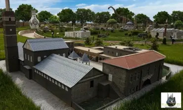 Diyarbakir Ulu Cami minyatür maketi – MiniatureArt fotoğraf 1
