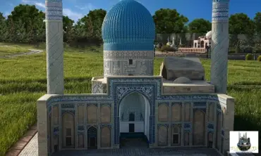 Gur Emir minyatür maketi – MiniatureArt fotoğraf 6