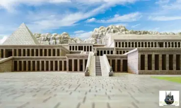 Hatshepsut Tapınağı minyatür maketi – MiniatureArt fotoğraf 4