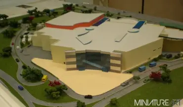 NEC Alışveriş Merkezi Mimari Maketi