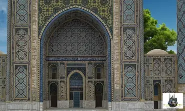 Ulug Bey Medresesi minyatür maketi – MiniatureArt fotoğraf 7