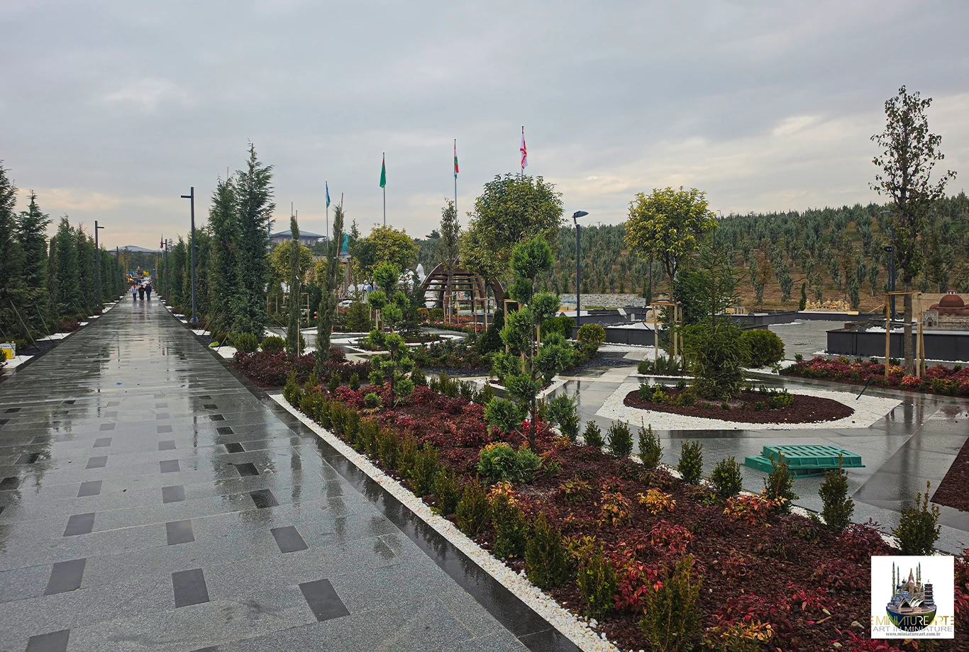 Peyzajlı yürüyüş aksı – Beştepe Millet Bahçesi minyatür sergisi