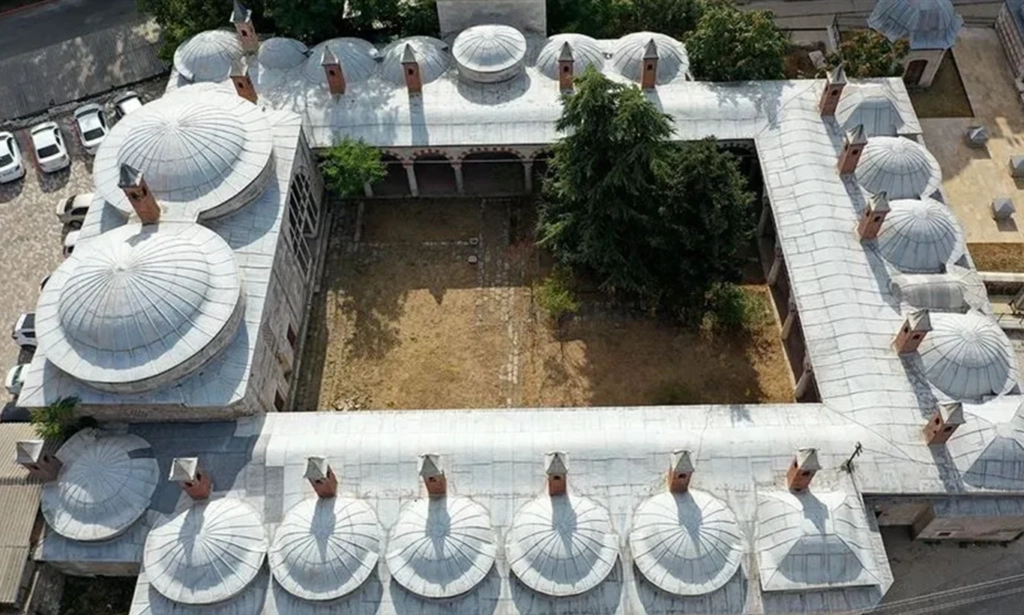 Medrese maketi üstten görünüm