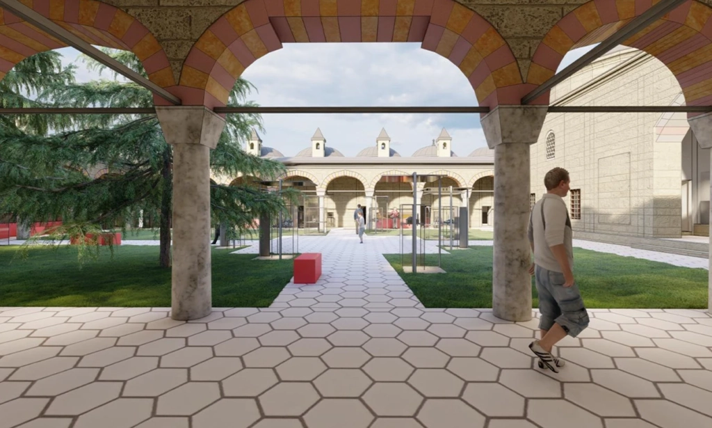 Revak altından maket bahçesi tasarımı, Mimar Sinan Müzesi